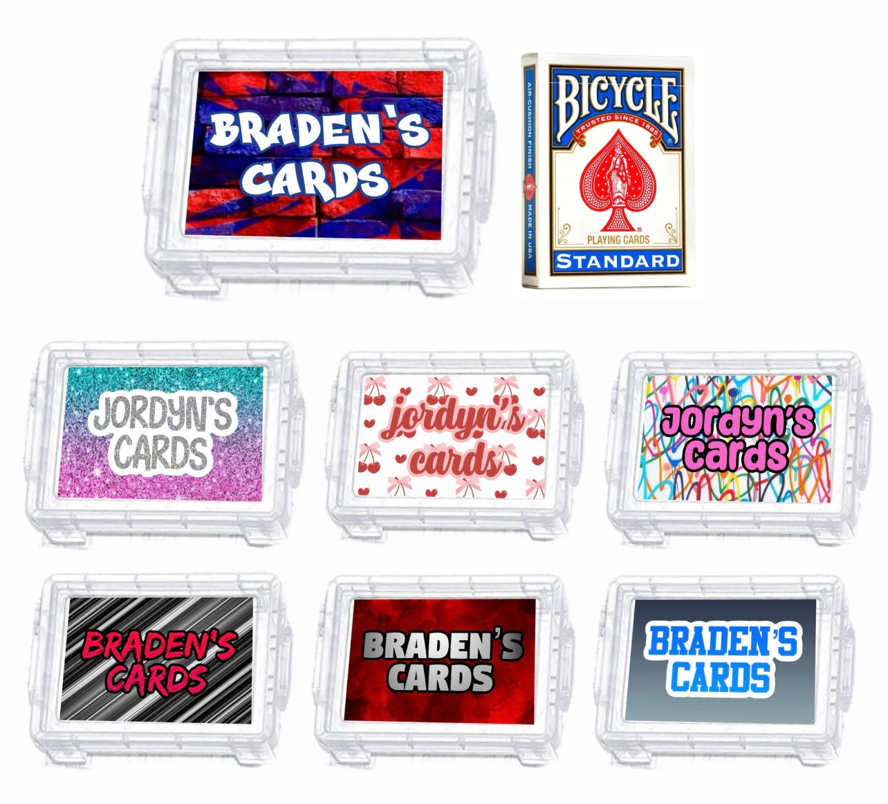 PLAYING CARDS PLATE 3枚セット Playing Cards Set - Patterns by Create'd – Camprageous Gifts