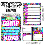 First Letter Cards - Graffiti