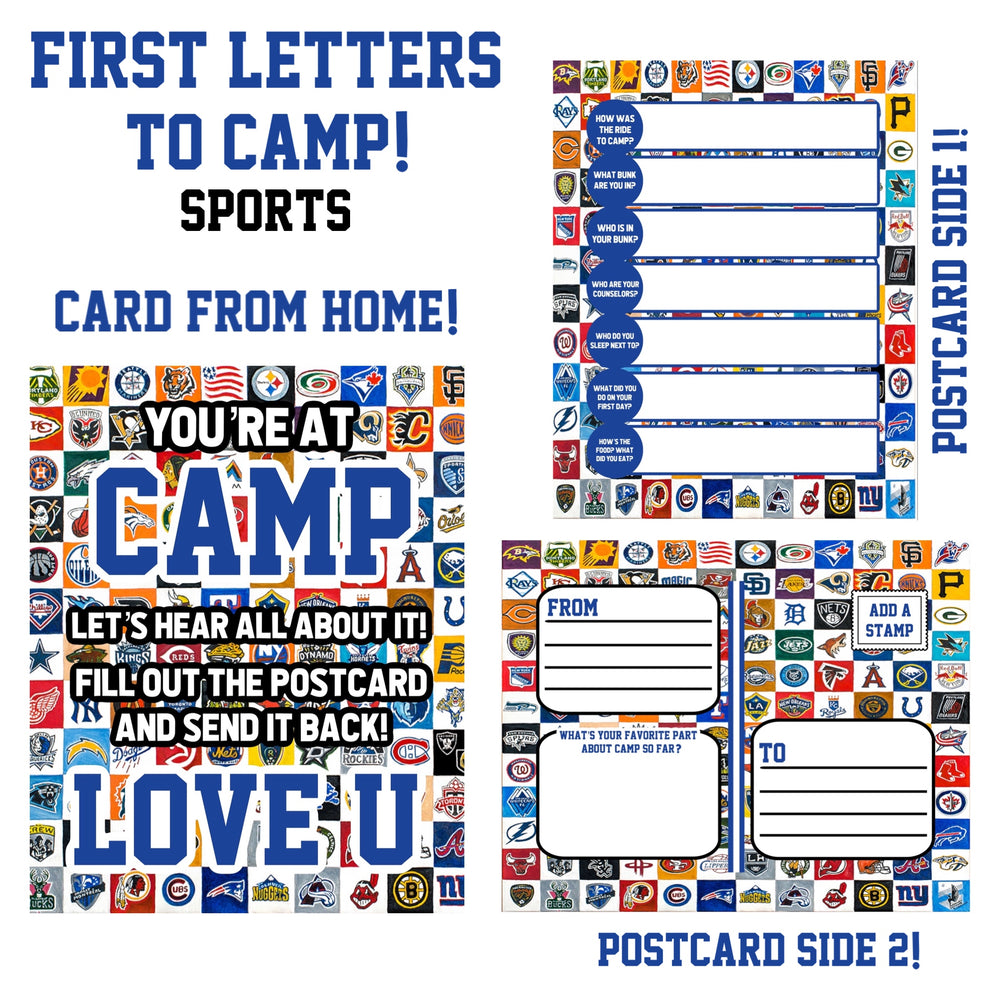 First Letter Cards - Sports