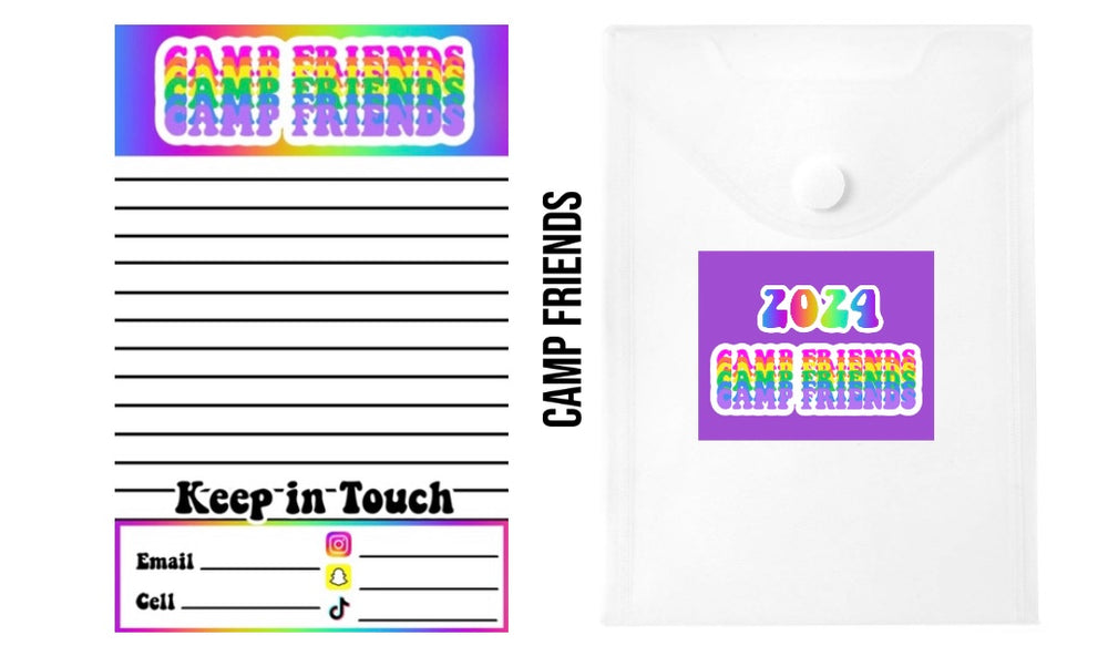 Keep In Touch Notes - Camp Friends