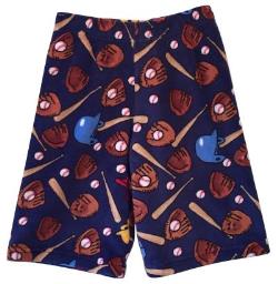 Pajama Shorts (Long/Boys) - Baseball