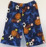 Pajama Shorts (Long/Boys) - Sports Frenzy