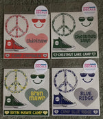 Small Camp Decal Sheet - "Peace Sign"
