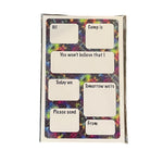 Fill-In Stationery Notepad - Galaxy