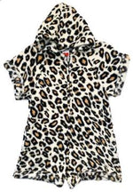 Pajama Shorts Romper - Leopard