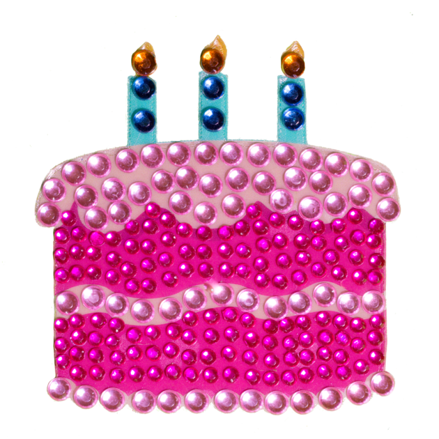 Birthday Cake - 2" StickerBeans Sticker