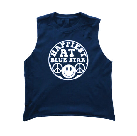 Happiest At Camp Cropped Tank or Tee