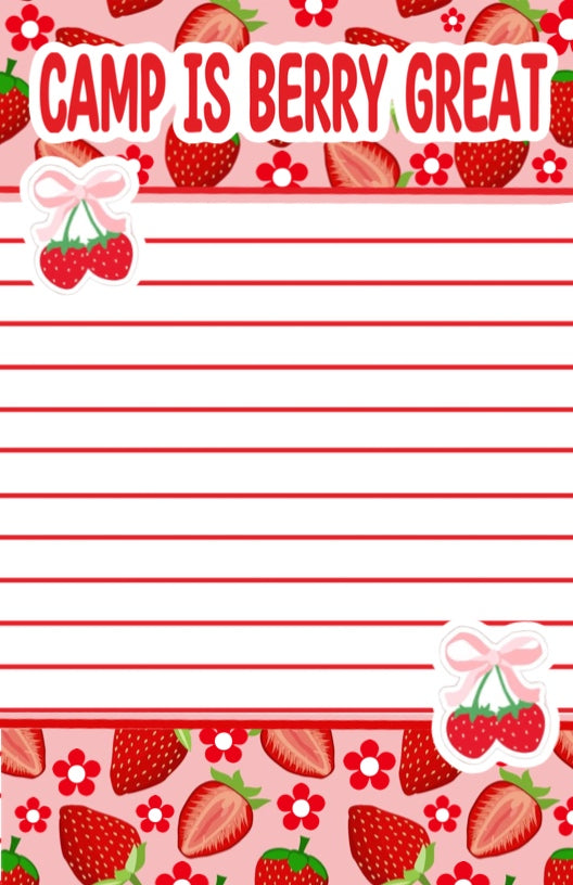 Berry Perfect News from Camp Notepad