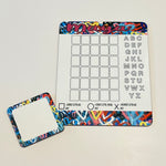 Sample Sale - Maya - Graffiti Hearts Wordle Dry Erase Board