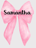 Coquette Bow - Large Removable Vinyl Sticker