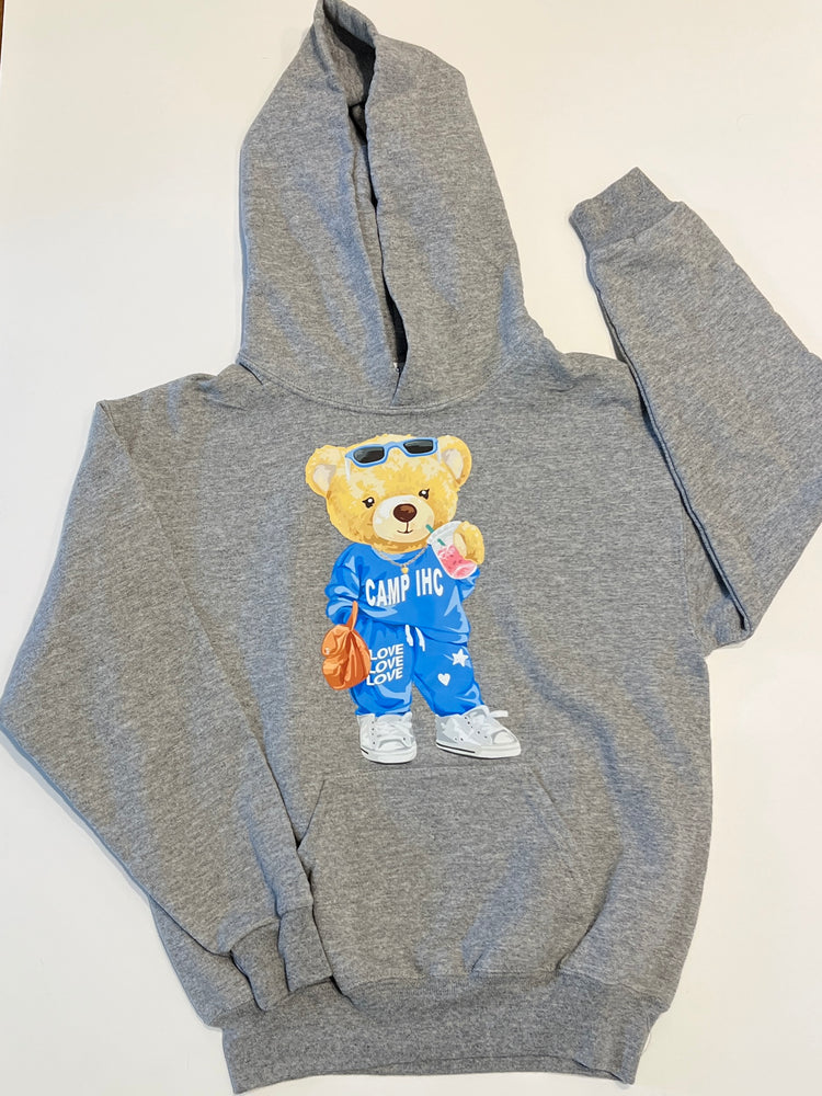 Sample Sale - Camp IHC - Bear - Hooded Sweatshirt