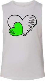 Double Heart Tank or Tee