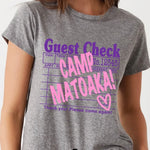 Camp Guest Check Tee or Cut Tank