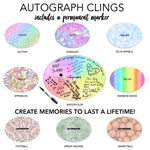 Oval Autograph Clings