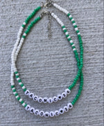 Beaded Necklace or Bracelet Set