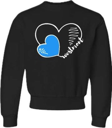 Double Heart Sweatshirt