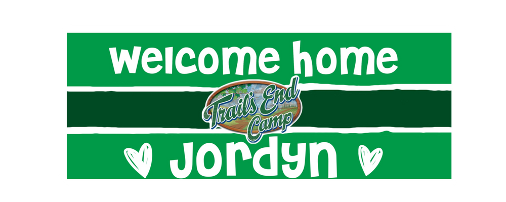 Welcome Home Banner - Logo'd with Hearts