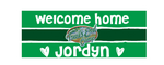 Welcome Home Banner - Logo'd with Hearts