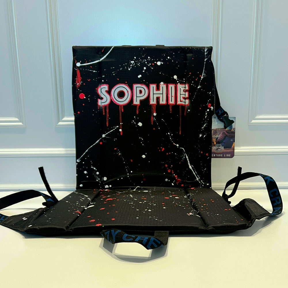 Sample Sale - Sophie - Painted & Splattered "Crazy Creek" Chair