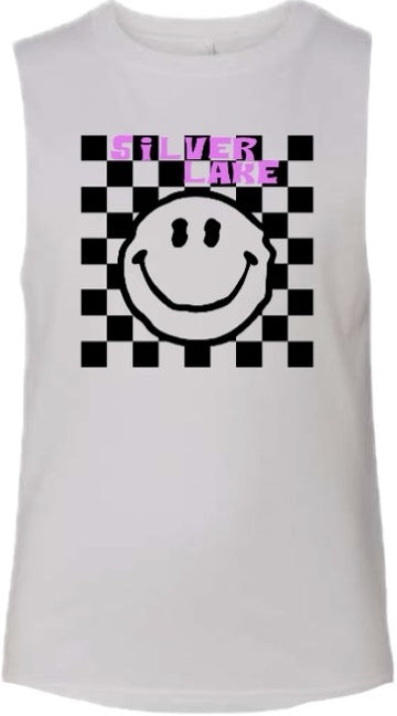 Checker Smile Tank or Tee