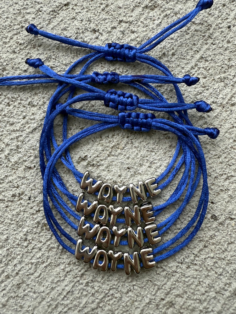 Adjustable Bubble Name Bracelet