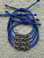 Adjustable Bubble Name Bracelet