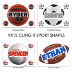 Large Basketball Name Decal Sheet