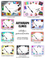 Rectangle Autograph Clings