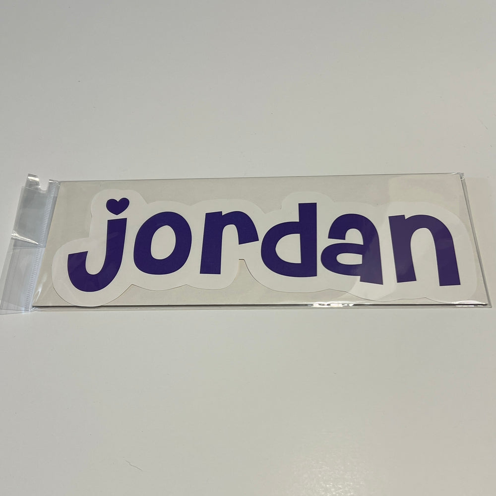 Sample Sale - Jordan - Large Decal