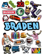 Bussin Sticker Sheet
