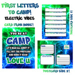 First Letter Cards - Electric Vibes