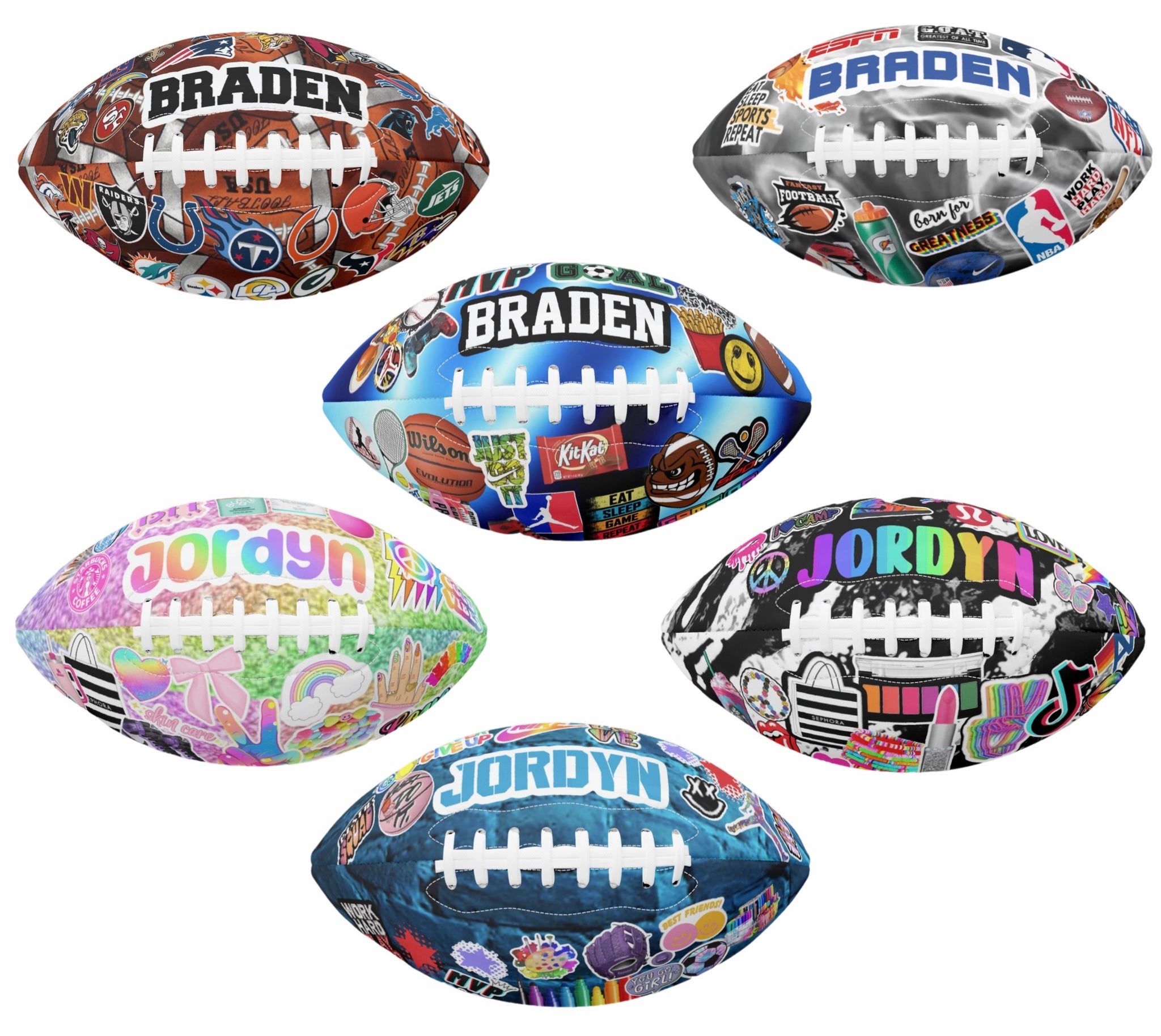 Custom Football - Pre-Designed Collages by Create'd – Camprageous Gifts