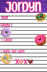 Donut Fill-In Custom Notepad