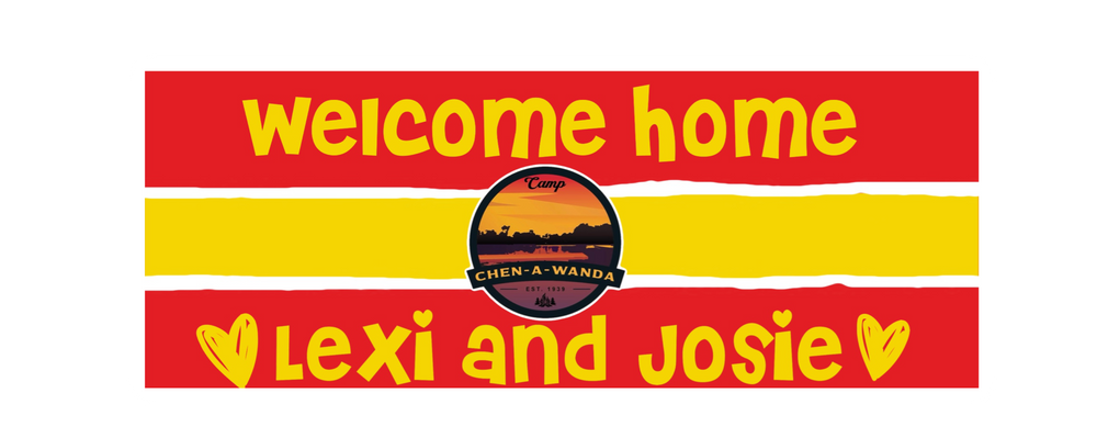 Welcome Home Banner - Logo'd with Hearts