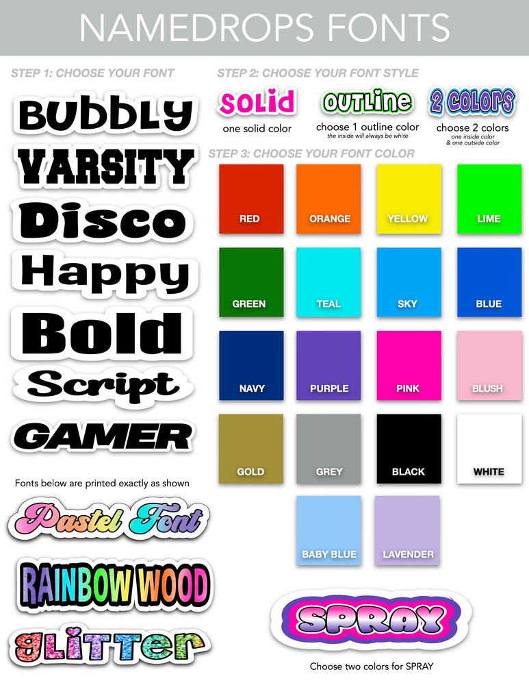 StickerBeans Book with Custom Name (or just decal)