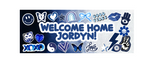 Welcome Home Banner - Girl Camp Color Collage