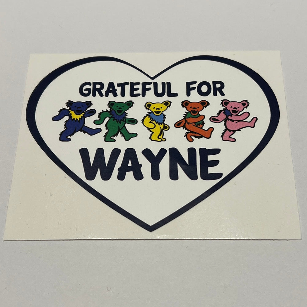 Sample Sale - Wayne - Grateful for Dancing Bears Decal