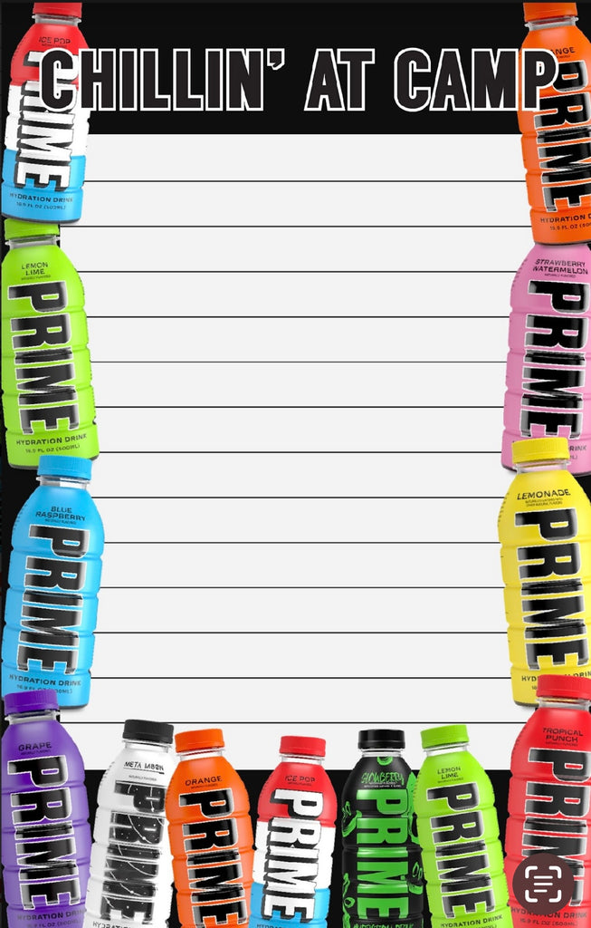 Prime Lined Notepad – Camprageous Gifts