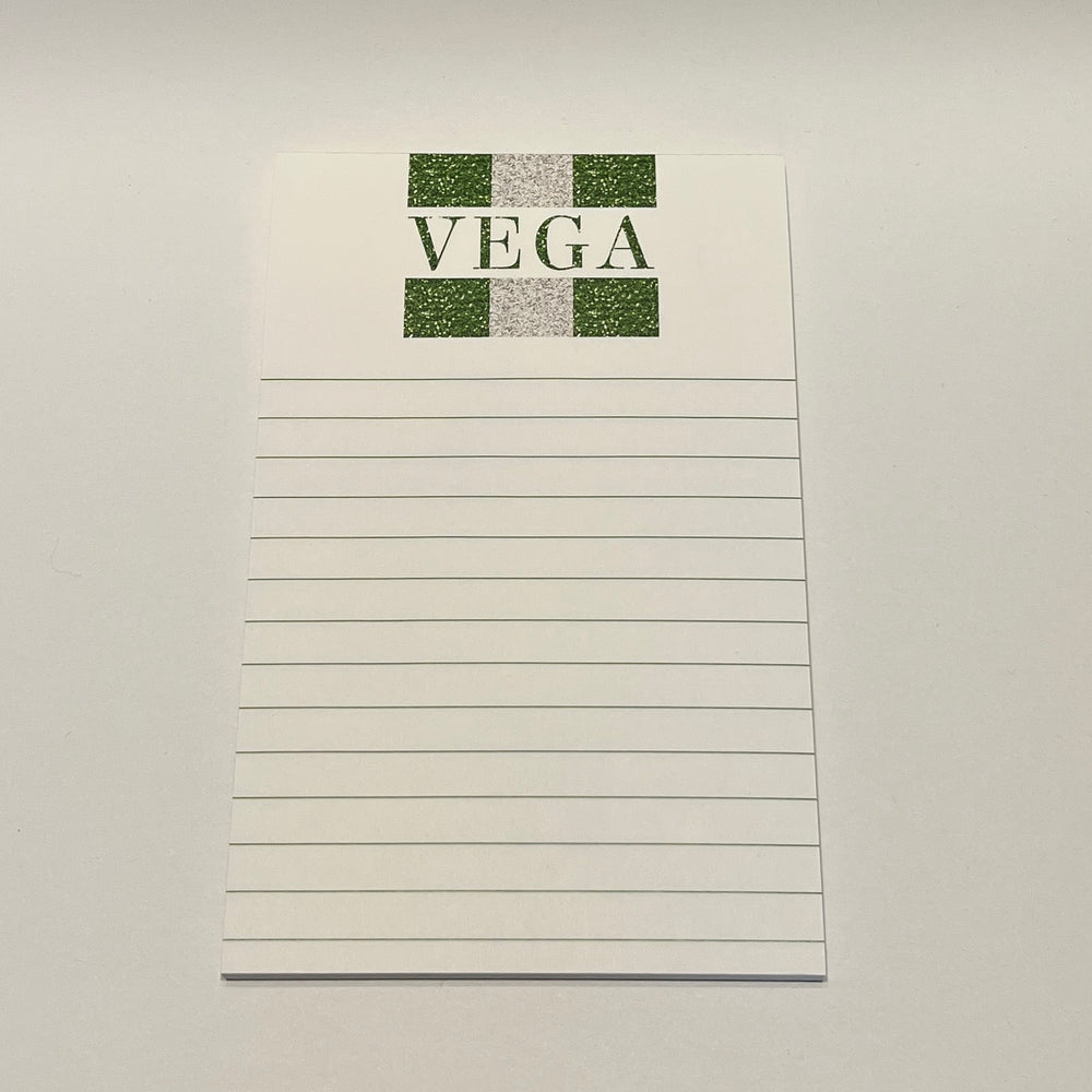 Sample Sale - Vega - Striped Notepad