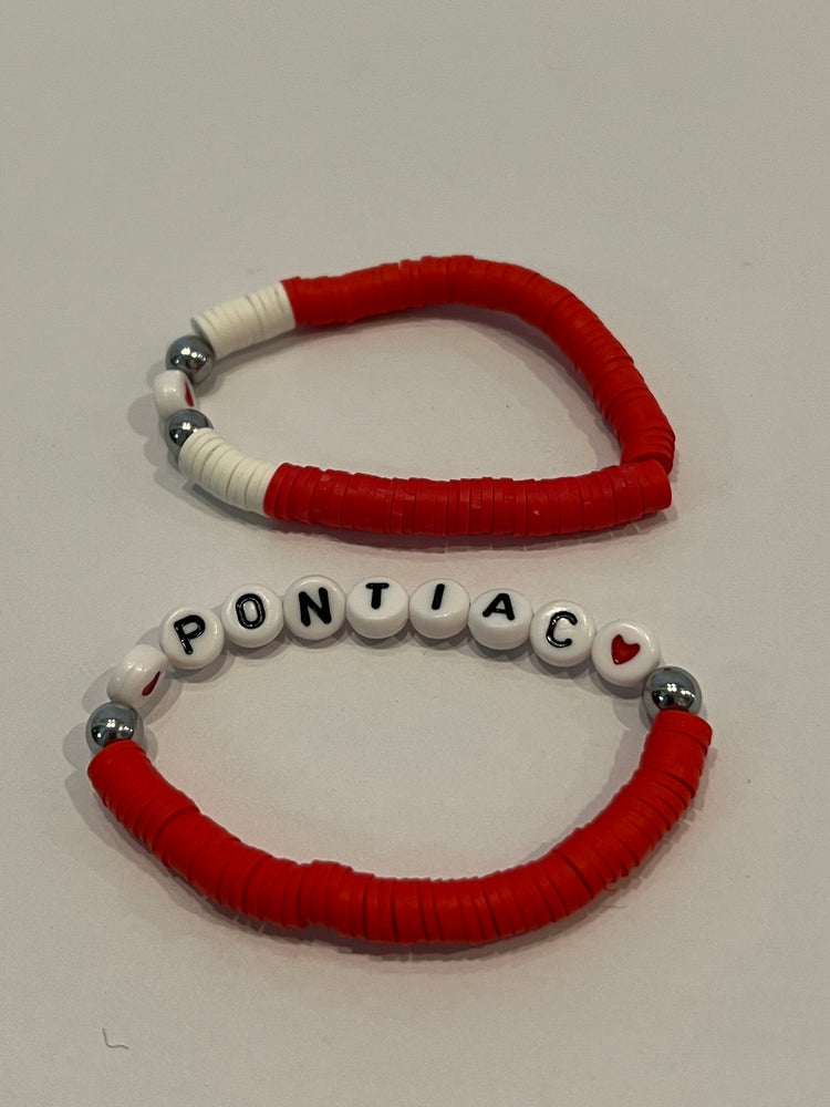 Sample Sale - Pontiac - Red Bracelet Set of 2