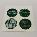 Sample Sale - Taconic - Button Decals