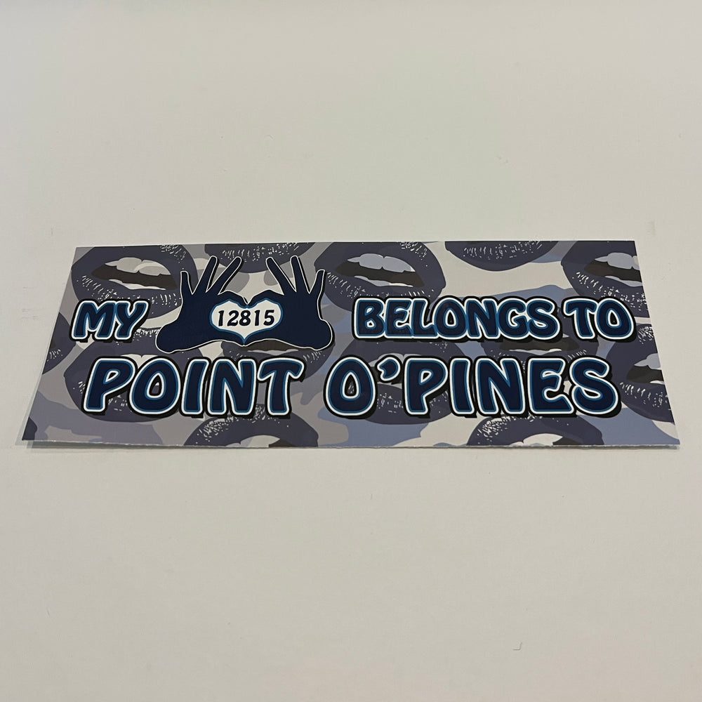 Sample Sale - Point O'Pines  - My heart belongs to Decal