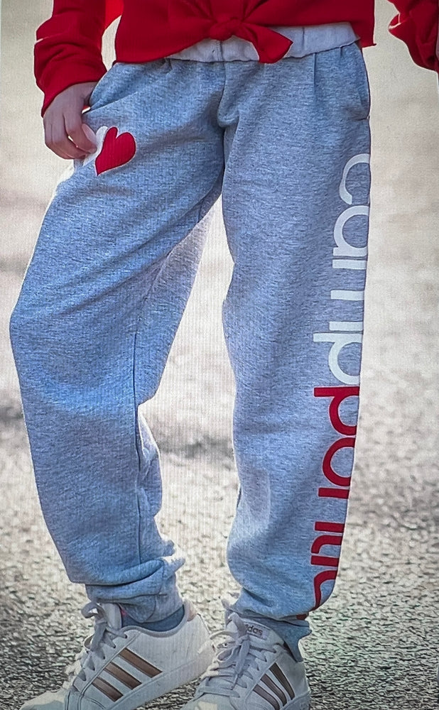 Camp 2.0 With Hearts Traditional Sweatpants