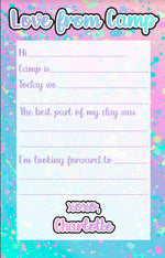 Pastel Ombre Splatter Personalized Fill-In Notepad