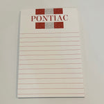 Sample Sale - Pontiac - Striped Notepad