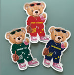 Camp Color Bear - Large Removable Vinyl Sticker