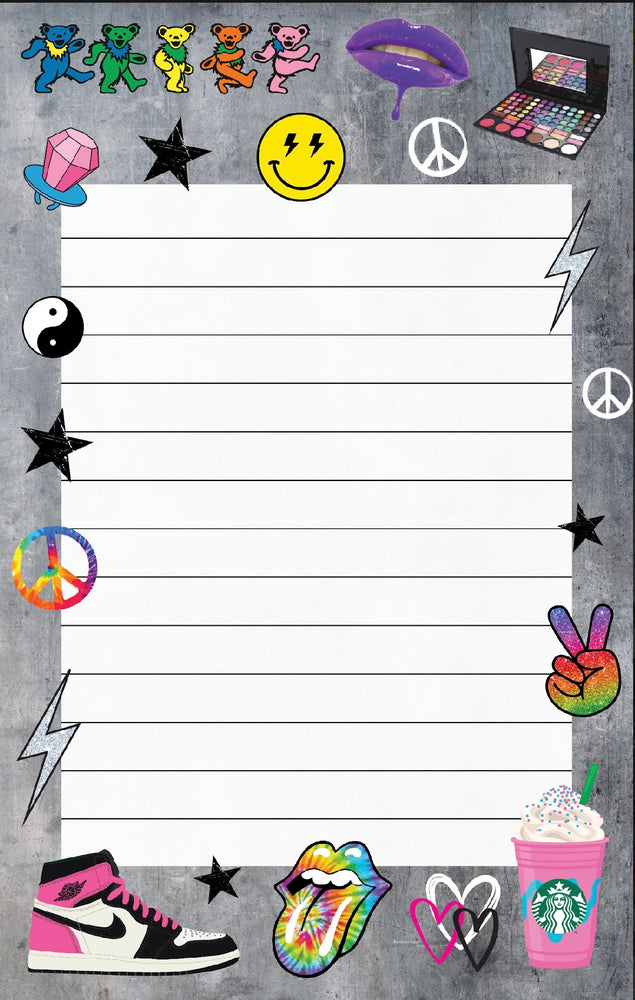 Fun & Trendy Collage Lined Notepad