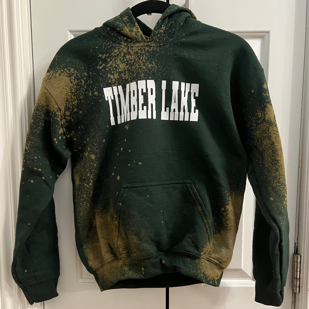 Sample Sale - Timberlake  - Hooded Bleach Splatter Sweatshirt