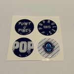 Sample Sale - Point O'Pines - Button Decals
