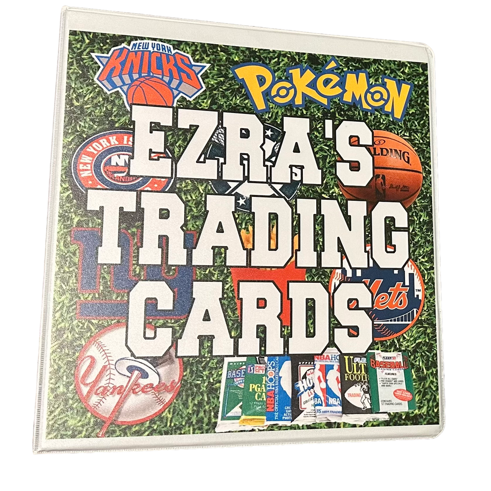 Trading Card Book - Favorite Things with background